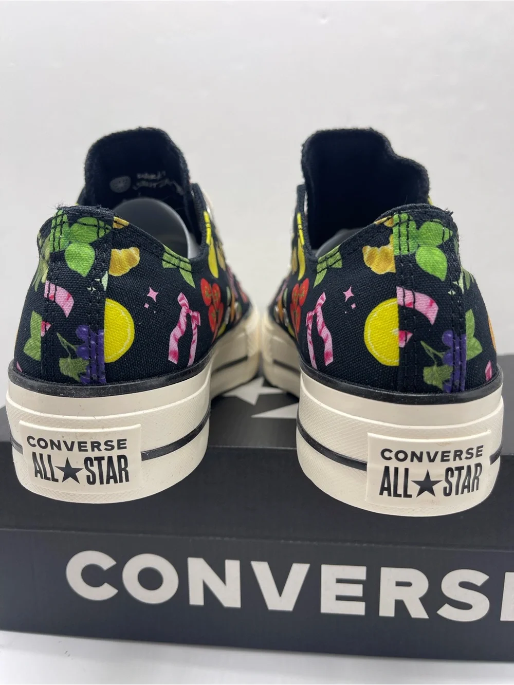 Converse A16112C CTAS LIFT OX BLACK/EGRET/BLACK Platform Sneakers - Picture 11 of 16